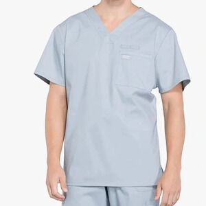 Cherokee Scrubs for Men V-Neck Top, Workwear Professionals Soft Stretch